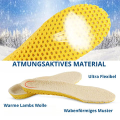 AuraWalk™ Einlegesohlen - Fleece Wintereinlagen + Kostenloser Schuhlöffel