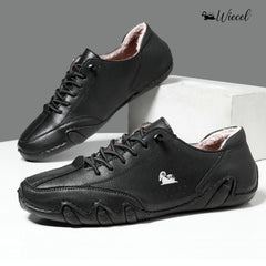 AuraWalk™ CozyStep: Ultra-bequeme, wasserabweisende Winter Barfußschuhe mit Futter