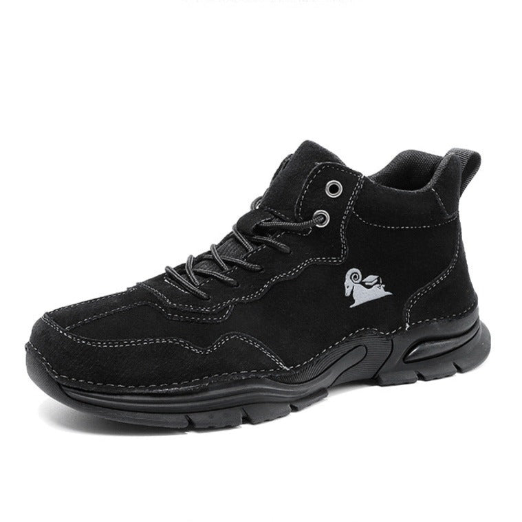 AuraWalk™ AlpenGrip Stiefel – Wasserdichter & Wärmender Winter-Barfußschuh | Rutschfest, Ergonomisch