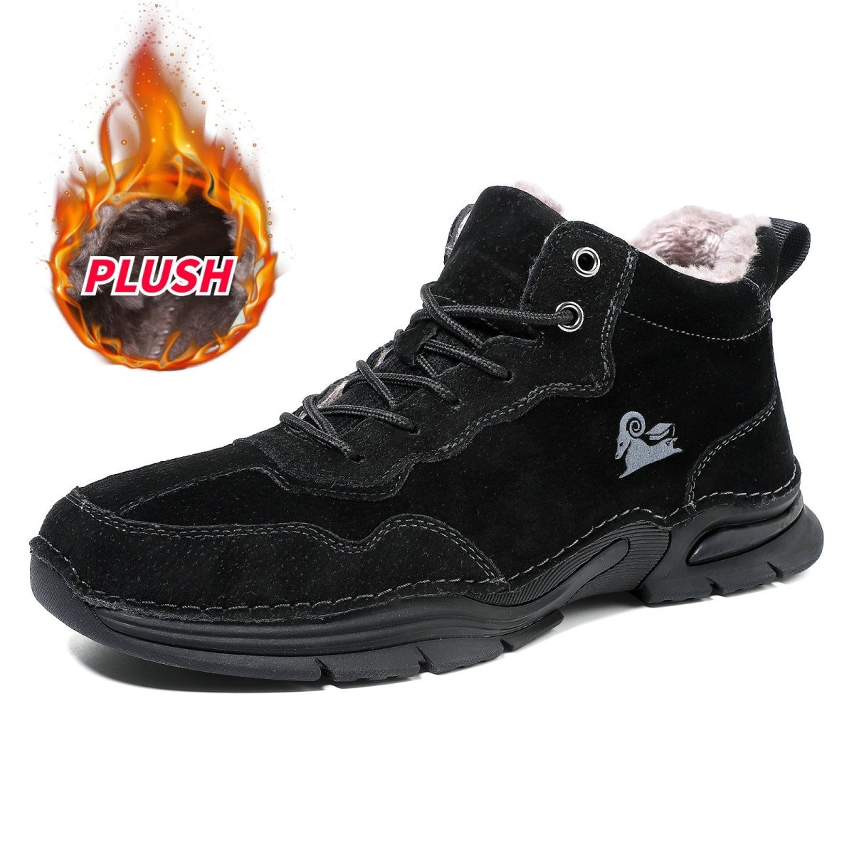 AuraWalk™ AlpenGrip Stiefel – Wasserdichter & Wärmender Winter-Barfußschuh | Rutschfest, Ergonomisch