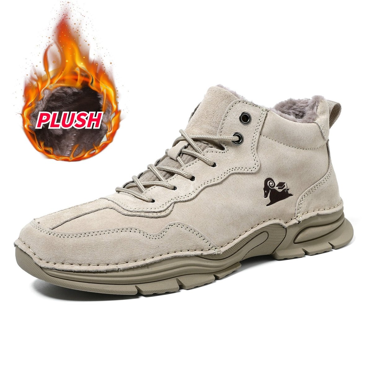 AuraWalk™ AlpenGrip Stiefel – Wasserdichter & Wärmender Winter-Barfußschuh | Rutschfest, Ergonomisch