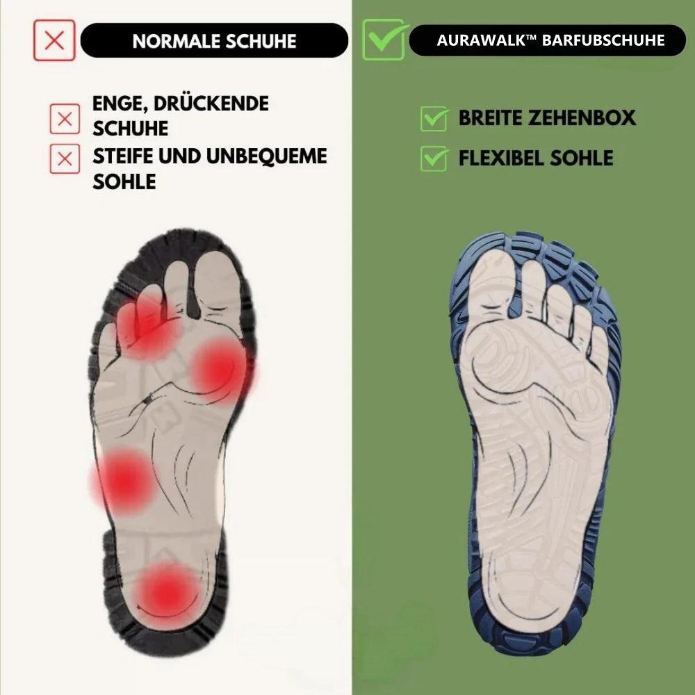 Aurawalk™ Anti-Rutsch-Winter Barfußschuhe mit Thermofutter