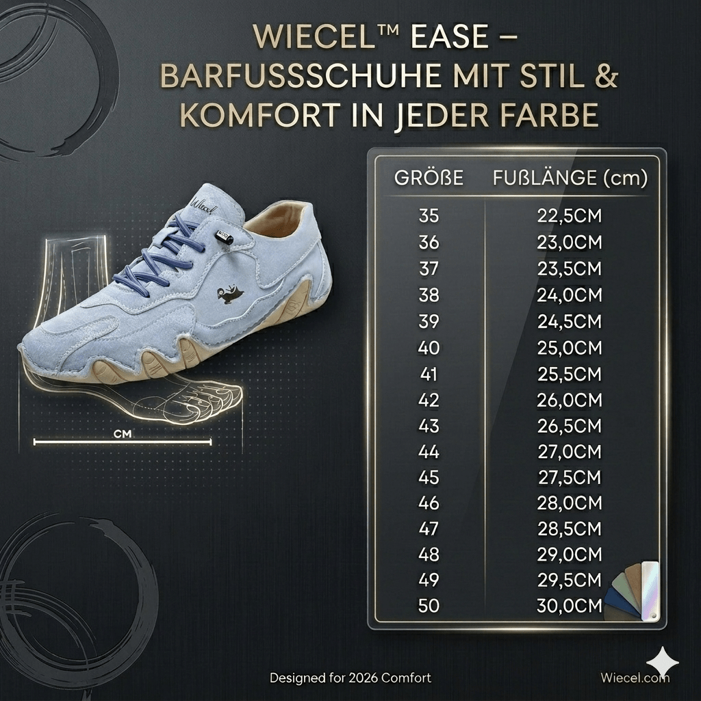 Wiecel™ Ease – Barfußschuhe mit Stil & Komfort in jeder Farbe
