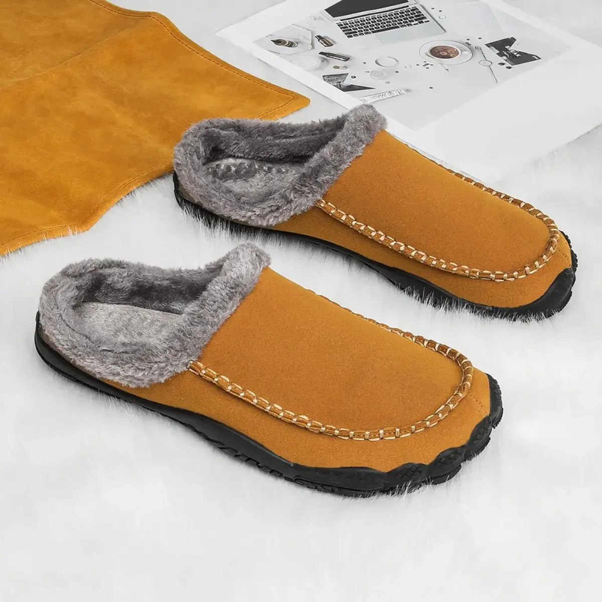 AuraWalk™ Home – Bequeme Barfuß-Hausschuhe
