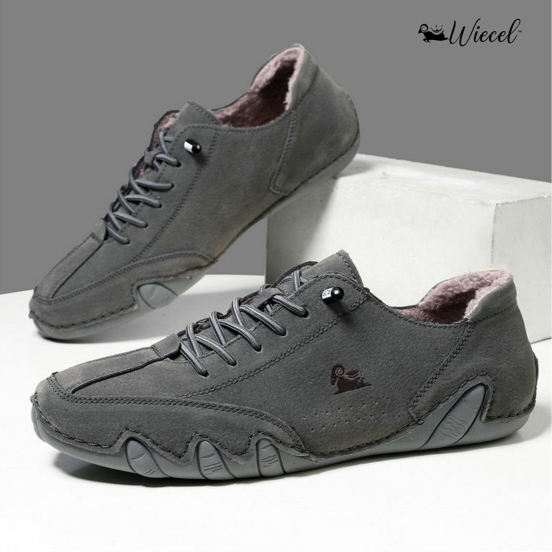 AuraWalk™ CozyStep: Ultra-bequeme, wasserabweisende Winter Barfußschuhe mit Futter