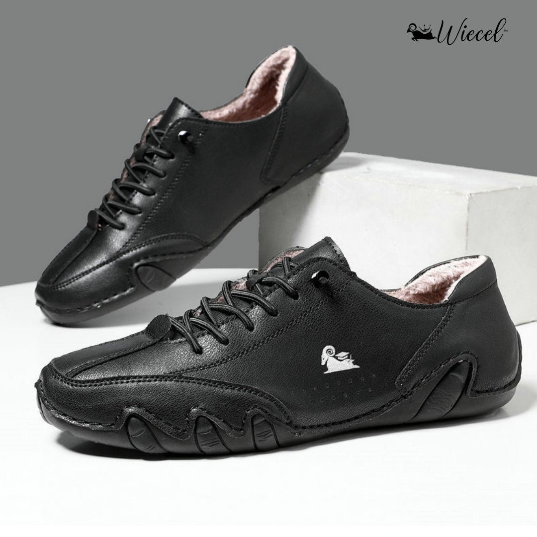 AuraWalk™ CozyStep: Ultra-bequeme, wasserabweisende Winter Barfußschuhe mit Futter