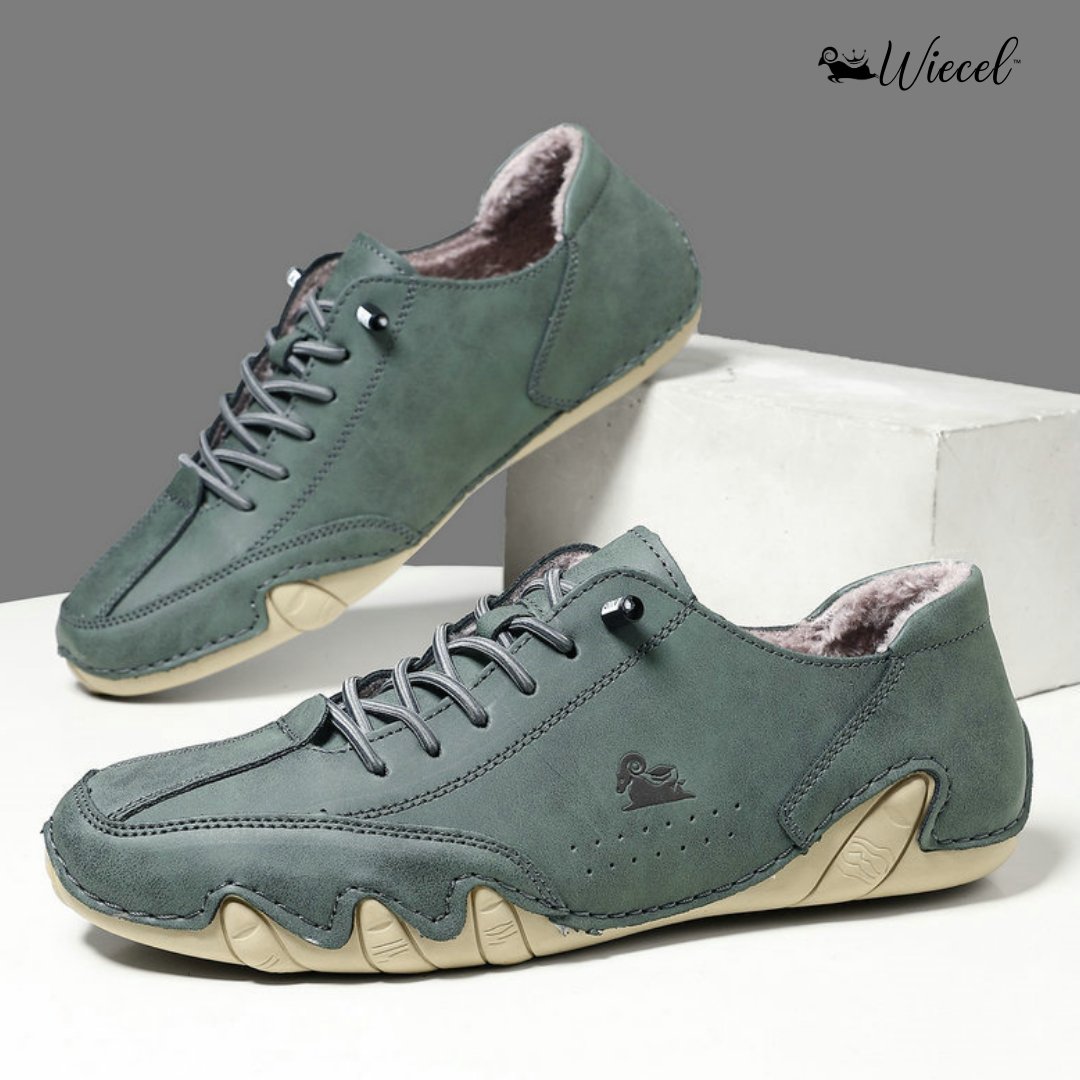 AuraWalk™ CozyStep: Ultra-bequeme, wasserabweisende Winter Barfußschuhe mit Futter