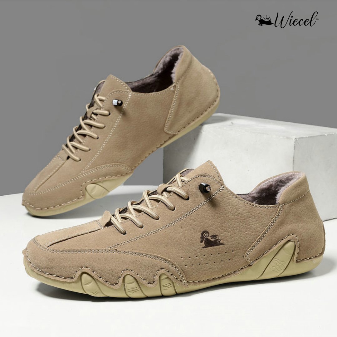 AuraWalk™ CozyStep: Ultra-bequeme, wasserabweisende Winter Barfußschuhe mit Futter